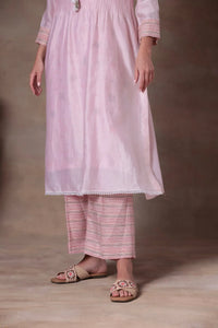 The Blush Pink Tassel A-Line Set