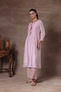 The Blush Pink Tassel A-Line Set