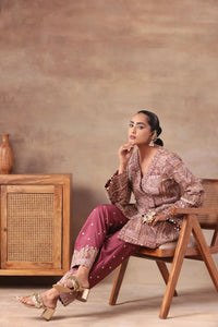 The Dusty Rose Angrakha Heritage Set Arzoo Essentials