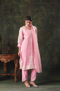 The Blush Pink Bishop Sleeve Set Arzoo Essentials
