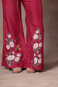 The Fuchsia Floral Tie-Front Co-ord