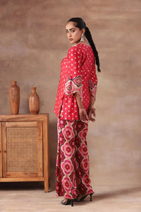 Scarlet Bloom Geometric Set Arzoo Essentials