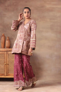 The Dusty Rose Angrakha Heritage Set Arzoo Essentials