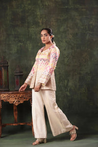 The Pastel Chevron Ikat Co-ord Arzoo Essentials