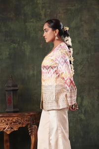 The Pastel Chevron Ikat Co-ord Arzoo Essentials