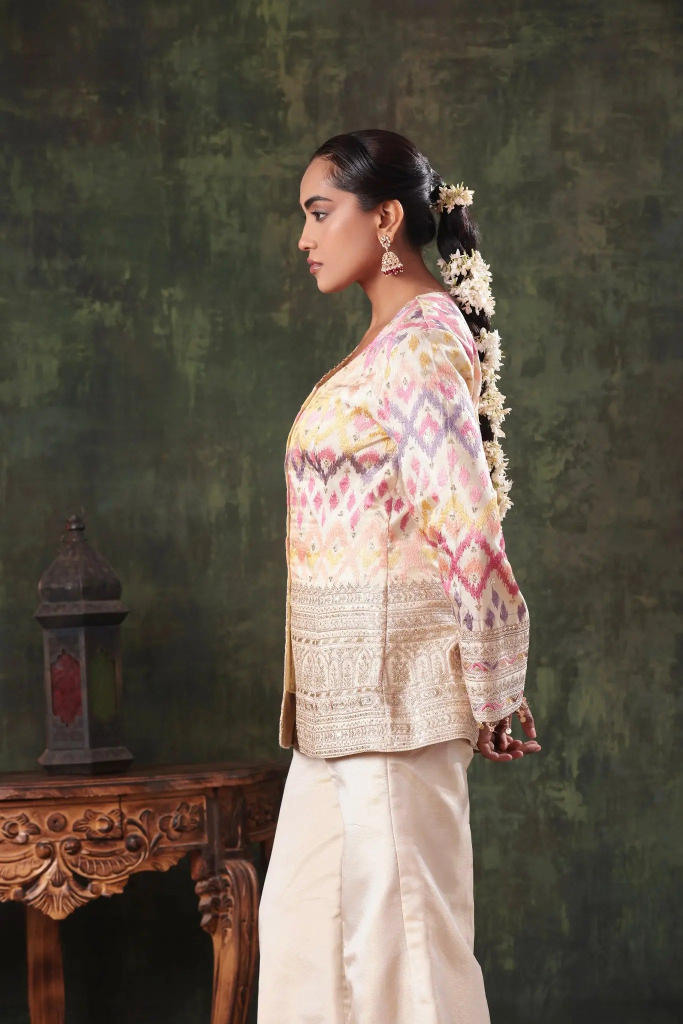 The Pastel Chevron Ikat Co-ord Arzoo Essentials