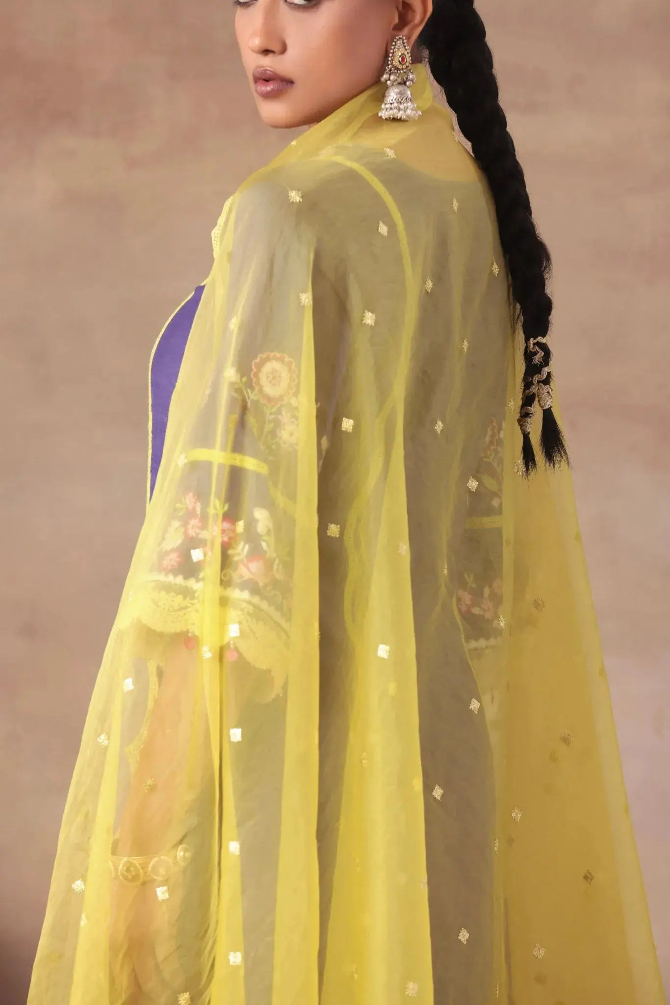 The Violet Lime Contrast Set Arzoo Essentials