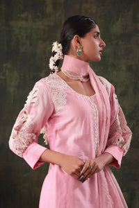 The Blush Pink Bishop Sleeve Set - Arzoo Essentials
