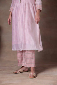 The Blush Pink Tassel A-Line Set - Arzoo Essentials