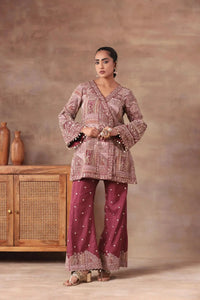 The Dusty Rose Angrakha Heritage Set - Arzoo Essentials