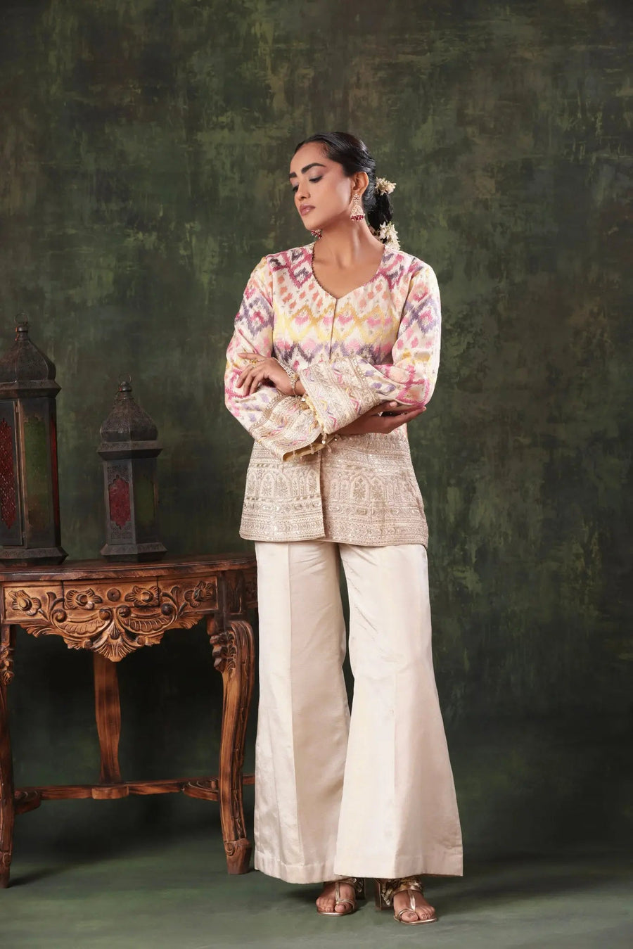 The Pastel Chevron Ikat Co-ord - Image 3