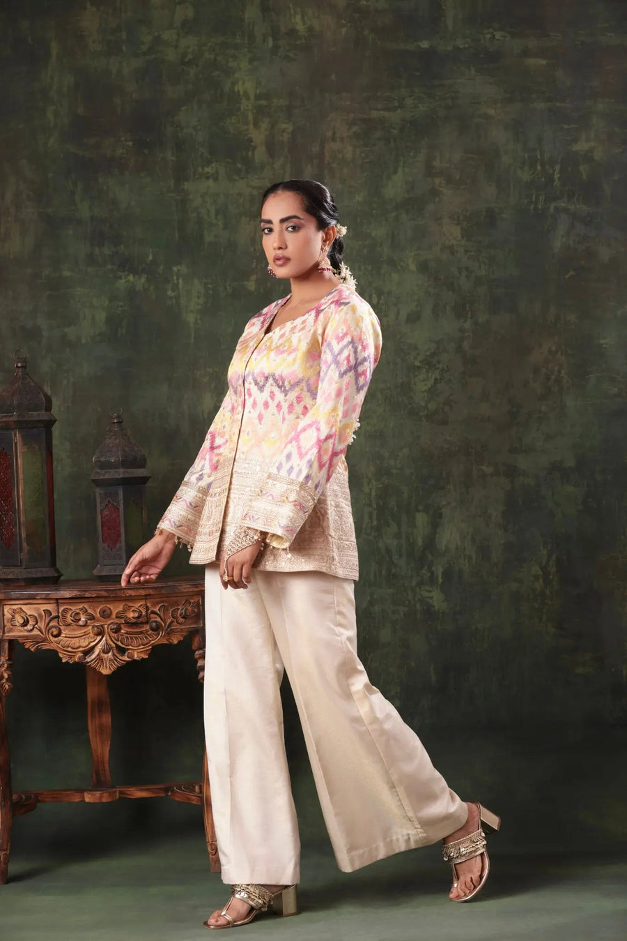 The Pastel Chevron Ikat Co-ord - Image 8