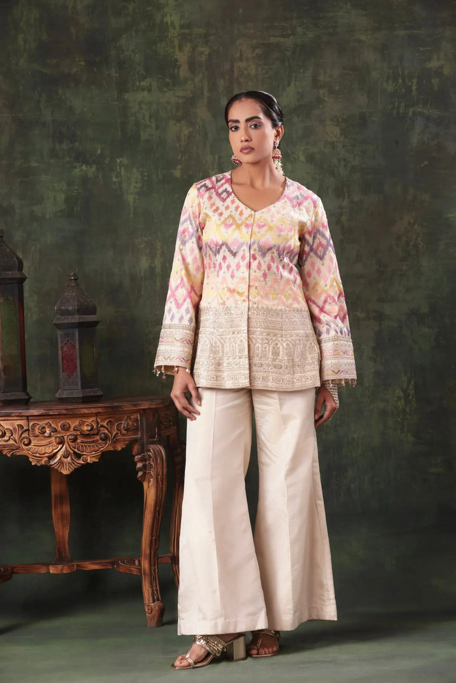 The Pastel Chevron Ikat Co-ord
