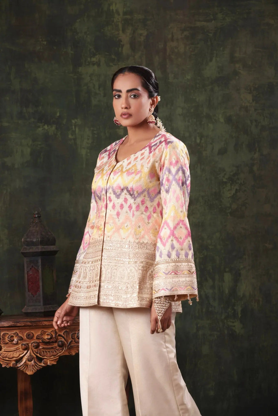 The Pastel Chevron Ikat Co-ord - Image 5